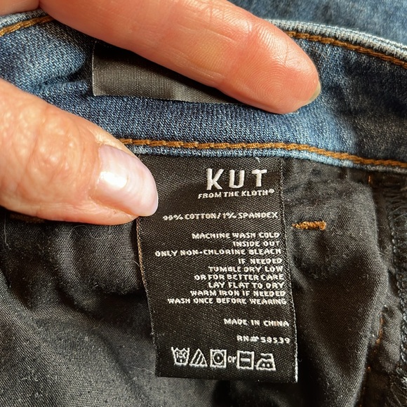 Kut from the Kloth denim “Connie” skirt - Picture 6 of 6